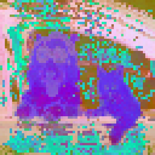 Frozen vanilla feature dynamics for CLIP ViT-G/14 from iteration 0 to 1000.